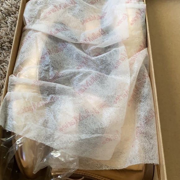 Rose Gold Ballet Flats - Picture 3 of 7